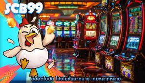 สล็อตโบนัส โปรโมชั่นมากมาย เกมหลากหลาย